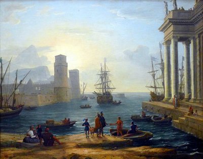 Die Einschiffung des Odysseus von Claude Lorrain
